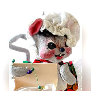 Annalee Dolls 7" Holiday Lights Mouse 1998 7737 Christmas Vintage, collectible